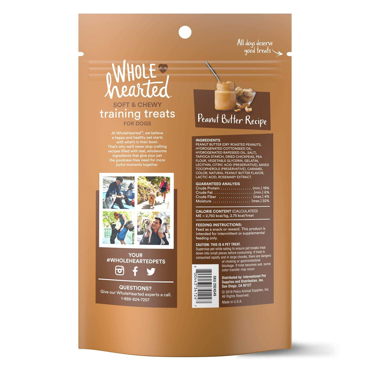Grain Free Peanut Butter Dog Training Treats W208182