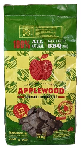 6.5 Lb Oak & Applewood Charcoal Briquettes I296278