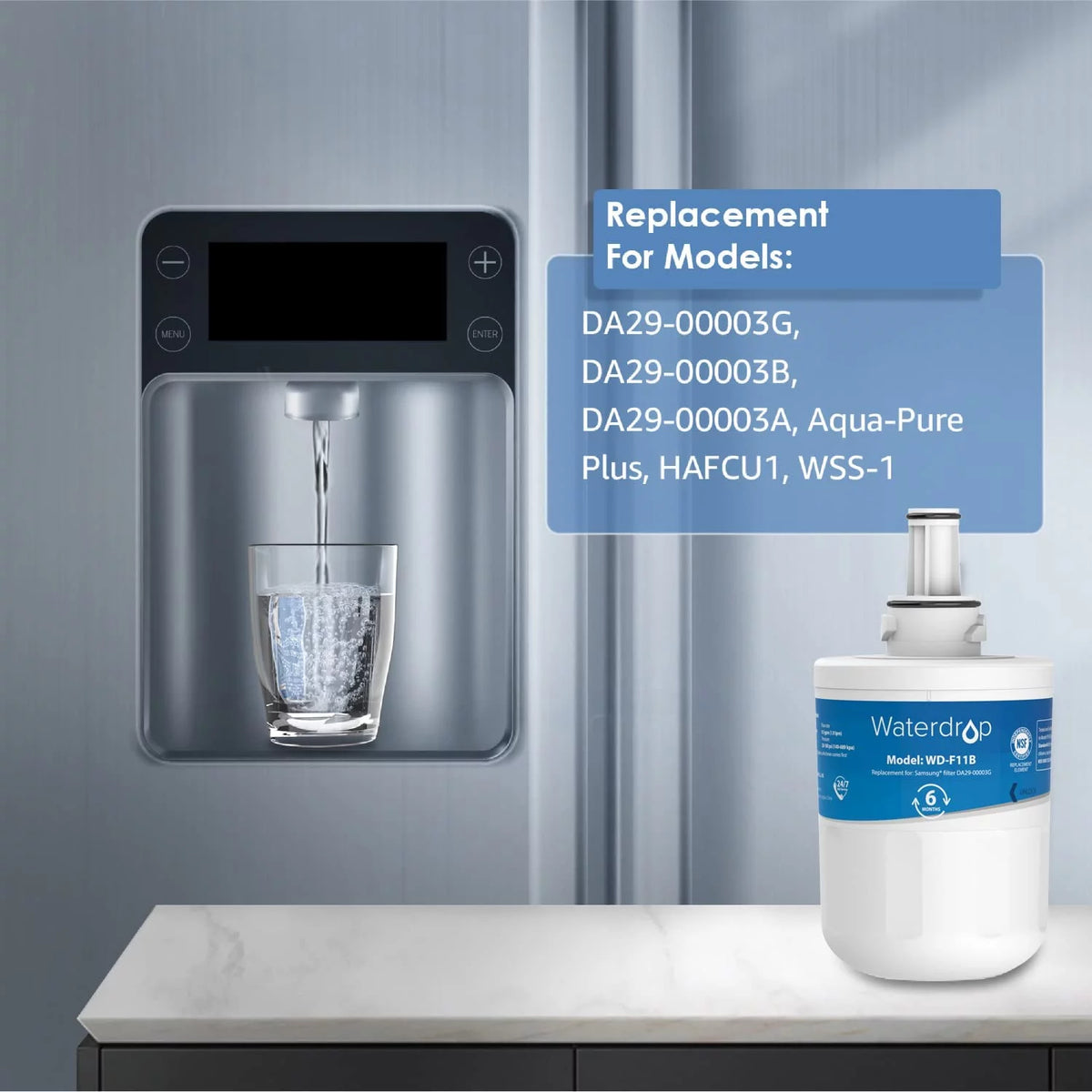 Refrigerator Water Filter 4 Pack X387