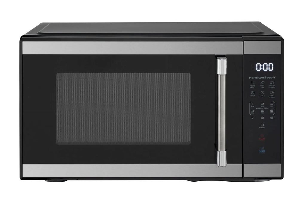 1.1 cu. ft. 1000 Watts White Stainless Steel Microwave Oven Q18040