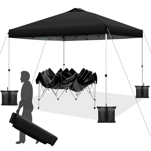 Blue 10x10ft Pop up Canopy Tent with Roller Bag A460976