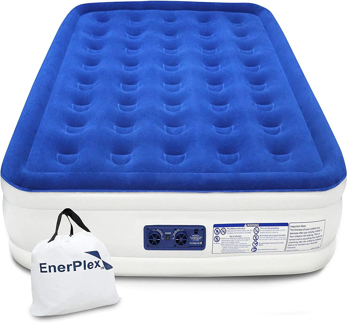 16 Inch Queen Air Mattress with Built in Pump J22047