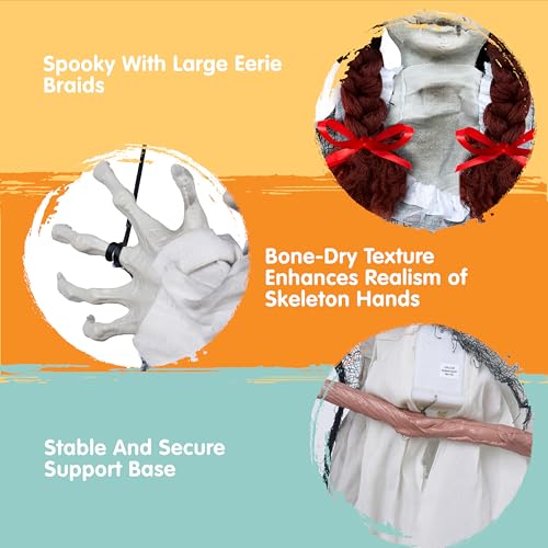 Hanging Halloween Decorations with Sound and Light Up Eyes J127