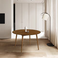 Round Modern Wood Dining Table in Walnut M151650